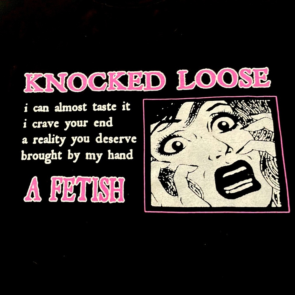 SOLD ON POP rare limited run Knocked Loose band tee XL